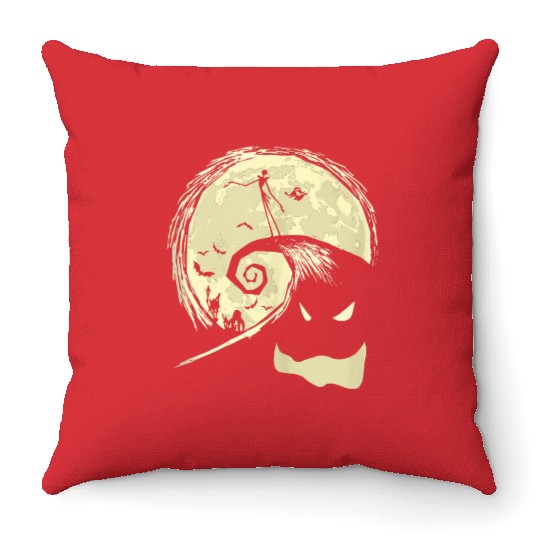 disneys The Nightmare Before Christmas Jack And Oogie Boogie Throw Pillows