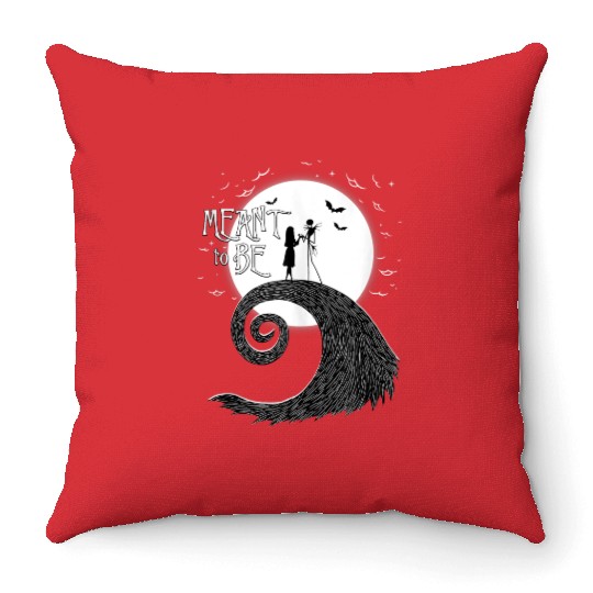 disneys The Nightmare Before Christmas Jack And Sally Throw Pillows