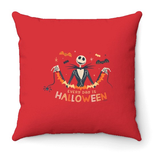 disneys The Nightmare Before Christmas Every Day Halloween Throw Pillows