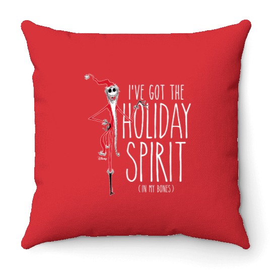 disneys The Nightmare Before Christmas Holiday Spirit Throw Pillows