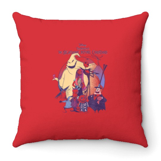 disneys The Nightmare Before Christmas Troublemakers Group Throw Pillows
