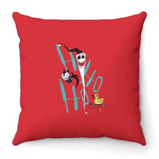 disneys Nightmare Before Christmas Jack Zombie Duck Throw Pillows