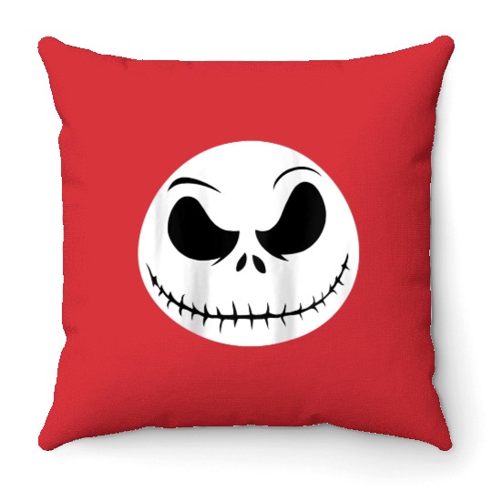 disneys The Nightmare Before Christmas Jack Big Face Raglan Throw Pillows