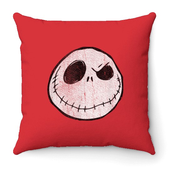 disneys Nightmare Before Christmas Face Throw Pillows