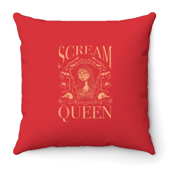 disneys The Nightmare Before Christmas Halloween Scream Queen Throw Pillows