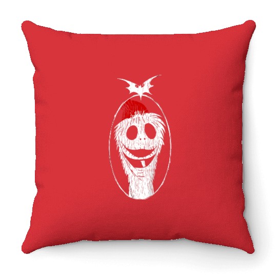 disneys The Nightmare Before Christmas Santa Jack Portrait Throw Pillows