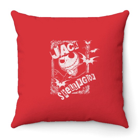 disneys The Nightmare Before Christmas Jack Skellington Bats Throw Pillows