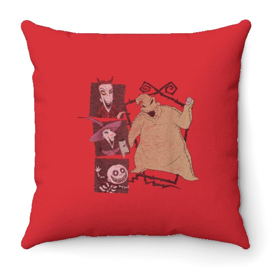 disneys Nightmare Before Christmas Oogie Booge Boys Throw Pillows