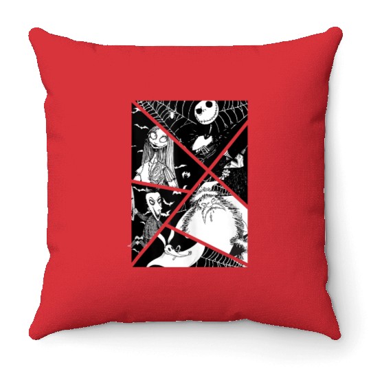 disneys Nightmare Before Christmas Story Throw Pillows