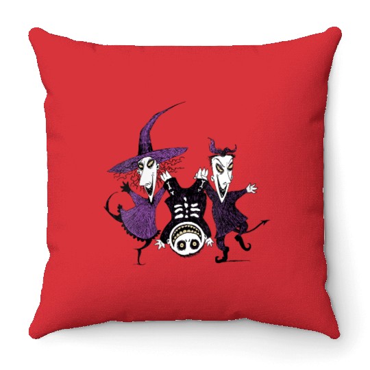 disneys Halloween Nightmare Before Christmas Trick Or Treat Throw Pillows