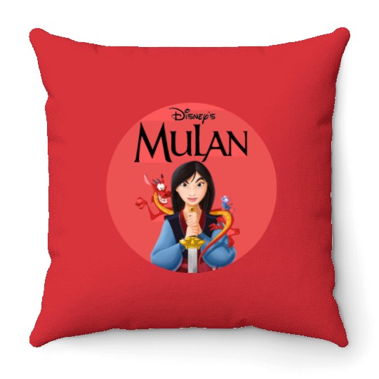 Disneys Mulan Throw Pillows