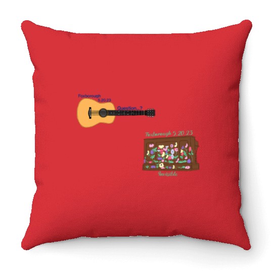 Foxborough N2 Eras Tour Surprise Songs PackActive Throw Pillows