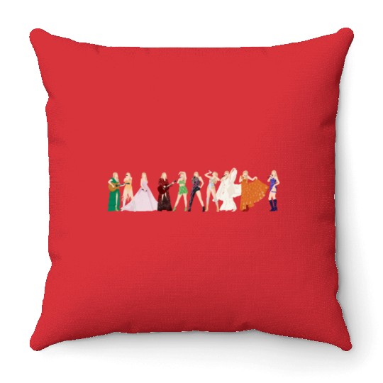 eras tour taylors v2 Throw Pillows