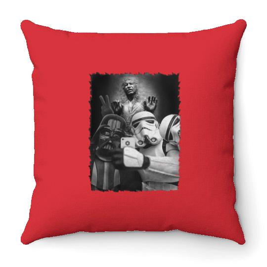 Darth Vader Stormtrooper Selfie Throw Pillows, Disney Star Wars Throw Pillows