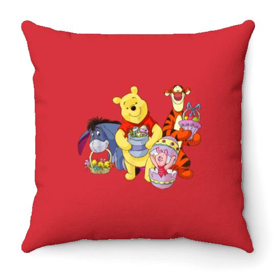 Disney Easter Winnie The Pooh2 Throw Pillows