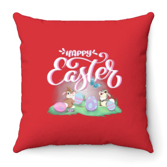 Disney Bambi Happy Easter Thumper Amp Miss Bunny Throw Pillows