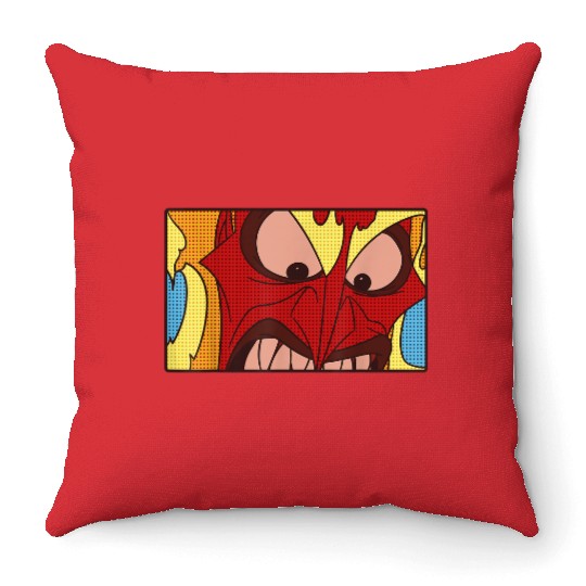 disneys Hercules Hades Pop Art Poster Graphic Throw Pillows