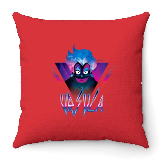 disneys Villains   Ursula Glam Rock Throw Pillows