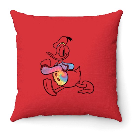 disneys mickeys And Friends Classic Donald Duck Tie Dye Throw Pillows