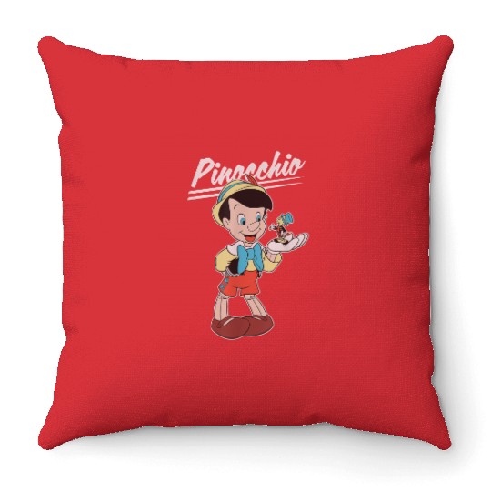 Disney Pinocchio and Jiminy Cricket Throw Pillows