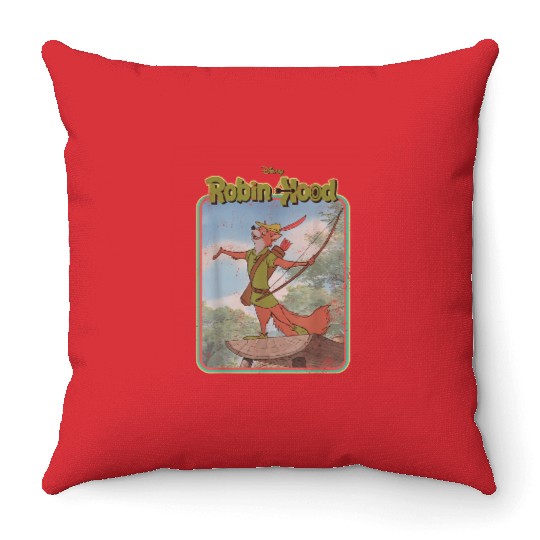 Disney Robin Hood Retro Throw Pillows