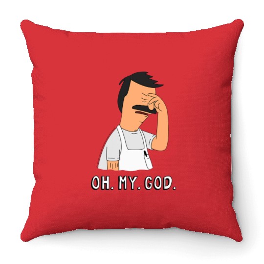 Bob's Burgers Oh My God Throw Pillows