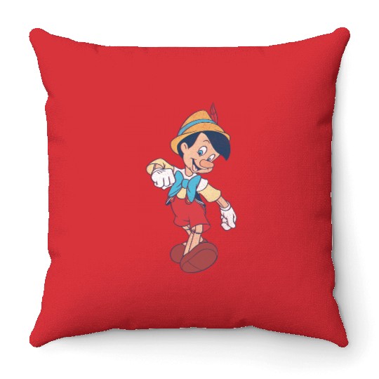 Disney Pinocchio Vintage Portrait Throw Pillows
