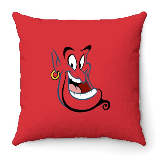 Disney Aladdin Genie Big Face Costume Throw Pillows