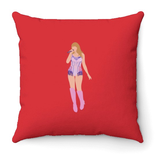 Eras tour lover Active Throw Pillows