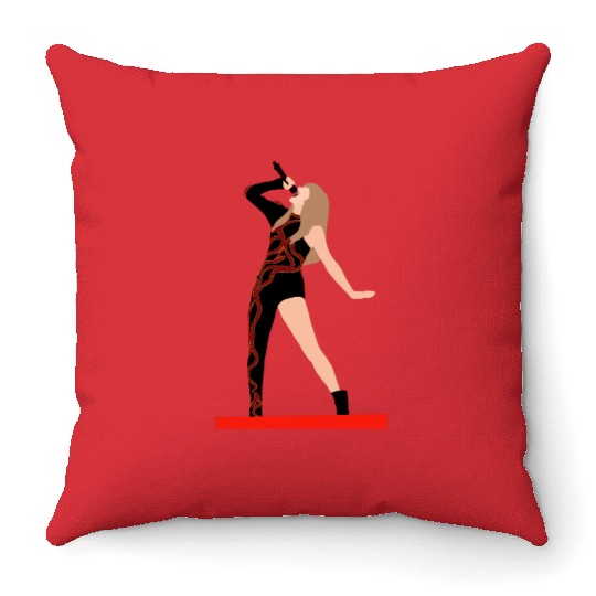 Swift - Eras Tour Reputation Active Throw Pillows