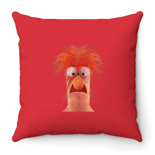 Disney The Muppets Rockstar Beaker Distressed Big Face Throw Pillows