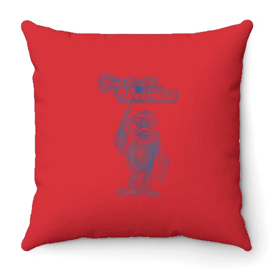 Disneyss The Muppets Sam Eagle You Are All Weirdos Vintage Throw Pillows