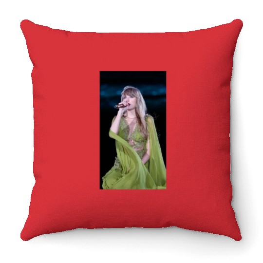 Folklore eras tour Throw Pillows