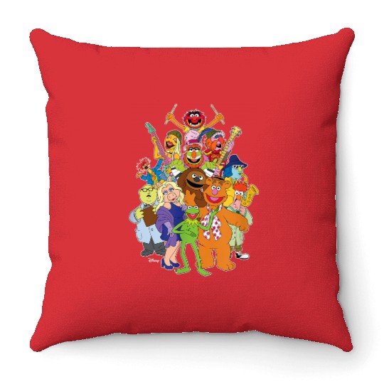 Disneyss The Muppets Group Throw Pillows