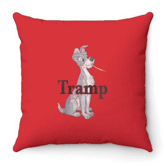 Disneyss Lady And The Tramp Spaghetti Tramp Couples Throw Pillows