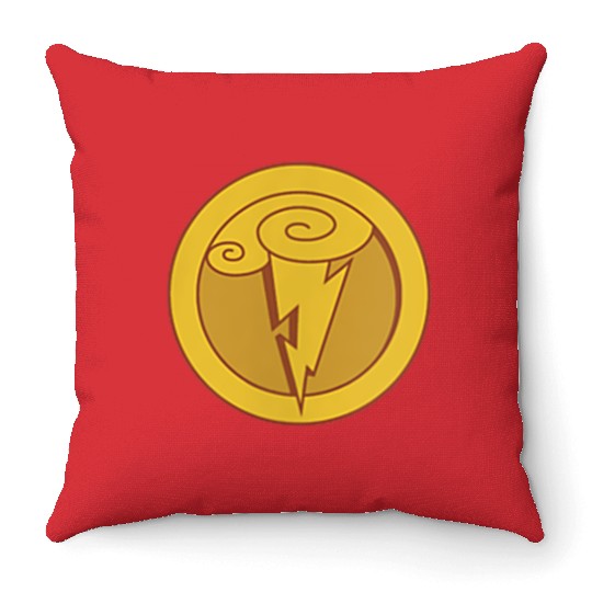 Disneyss Hercules Pocket Lightning Bolt Necklace Throw Pillows