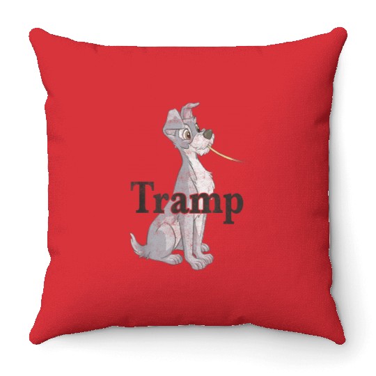 Disneyss Lady And The Tramp Spaghetti Tramp Couples Throw Pillows