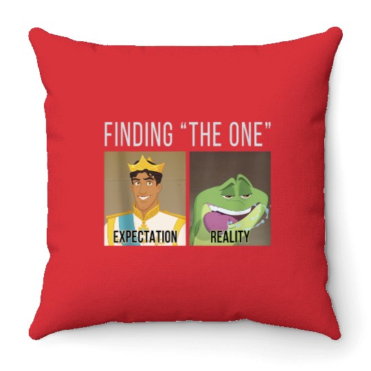 Disneyss Princess And The Frog Naveen Finding The One Meme Throw Pillows
