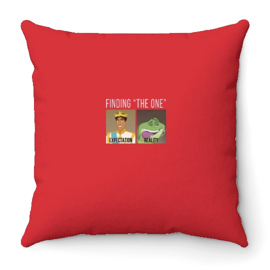 Disneyss Princess And The Frog Naveen Finding The One Meme Throw Pillows
