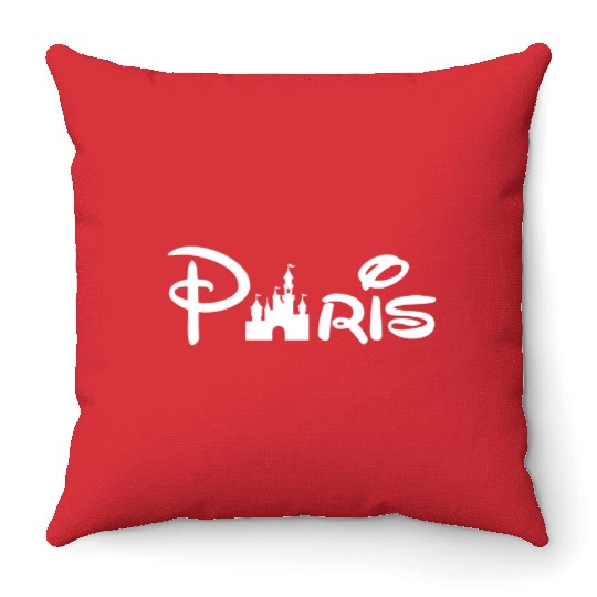 Disney Paris Throw Pillows, Magic Kingdom Castle Throw Pillows