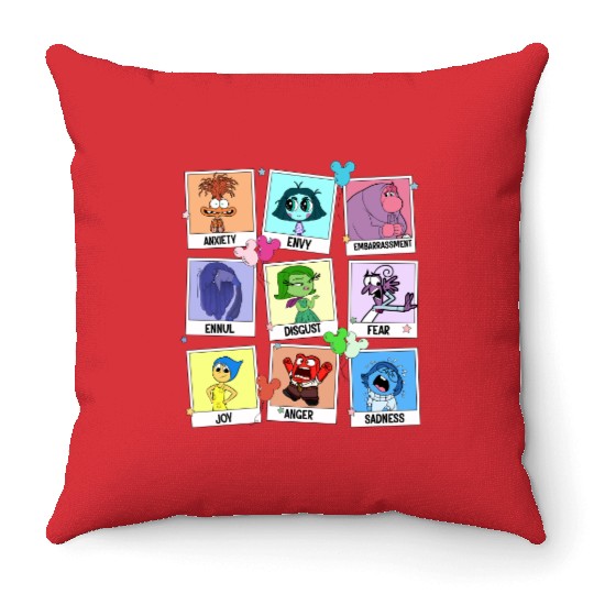 Disney Pixar Inside Out Characters Throw Pillows, Disneyland Inside Out 2