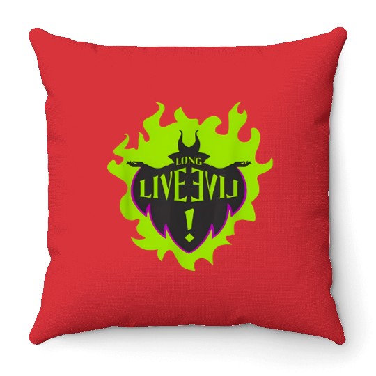 Disney Descendants Long Live Evil Maleficent Throw Pillows