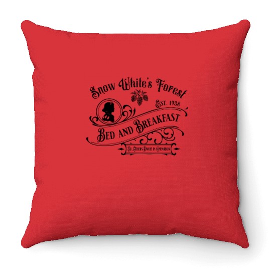 Snow White's Forest Throw Pillows, Seven Dwarfs Throw Pillows, Disney Princess Throw Pillows