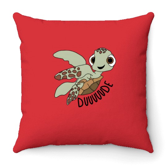 Disney Pixar Finding Nemo Squirt Dude Throw Pillows, Finding Nemo Throw Pillows