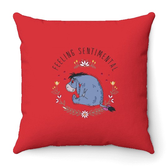 Disney Winnie The Pooh Eeyore Feeling Sentimental Throw Pillows