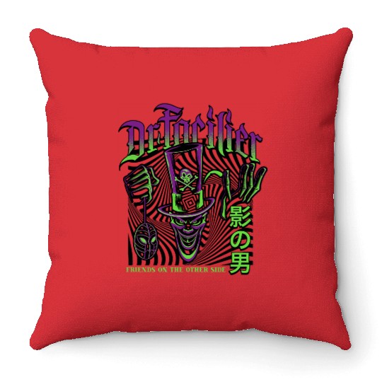 Disney The Princess And The Frog Dr. Facilier Spooky Shadow Throw Pillows
