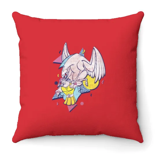 Disney Hercules 90's Art Graphic Throw Pillows