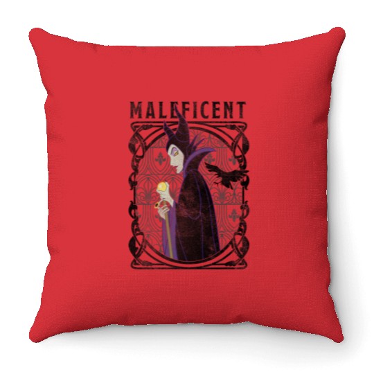 Disney Villains Maleficent Side Look Throw Pillows