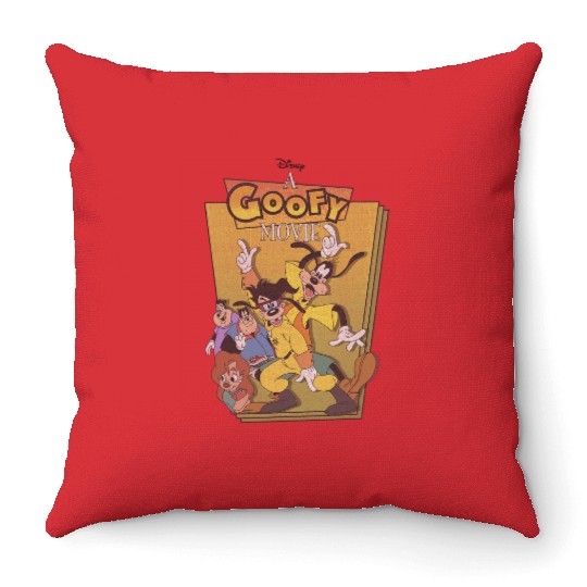 Disney A Goofy Movie Max Powerline Dance Logo Throw Pillows