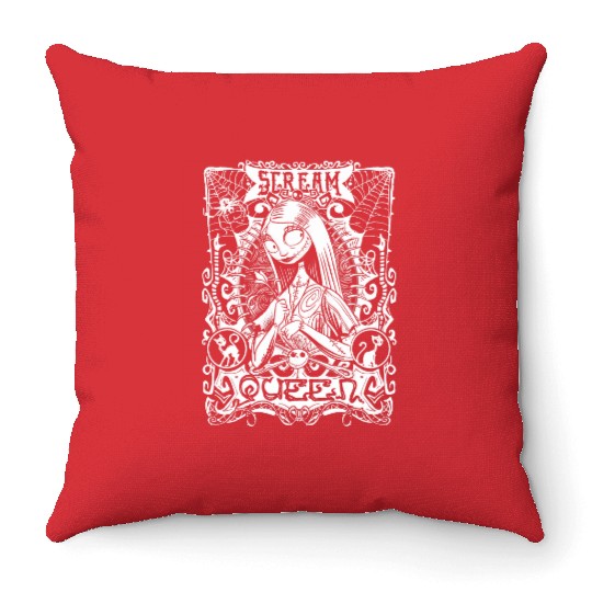 Disney The Nightmare Before Christmas Sally Portrait Throw Pillows
